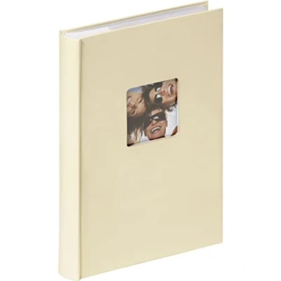 Image of walther Design Photo Album Cream 300 Photos 10 x 15 cm Memo with Punched Cover, Fun ME 111 H
