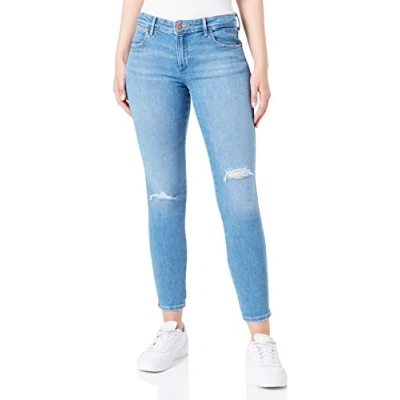 Image of Wrangler Women&#039;s Skinny Jeans, Black, W29 / L34