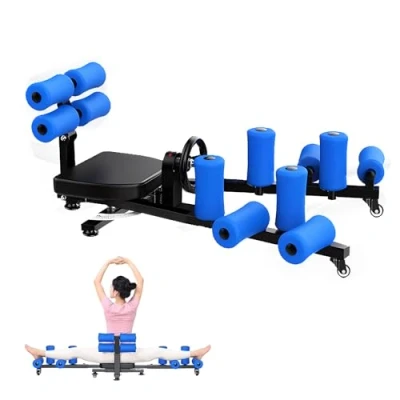 Image of Yhqcdr Leg Stretcher, Stainless Steel Split Stretch Machine, Hamstring Stretcher Device, 8 position Adjustment, Ballet, Yoga, Dance, Martial Arts, Mixed Dance And Gymnastics Training