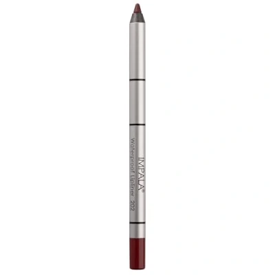 Image of IMPALA Creamy Waterproof Lip Pencil Reddish Brown Color 202 Permanent Liner Long lasting Volumizing Effect
