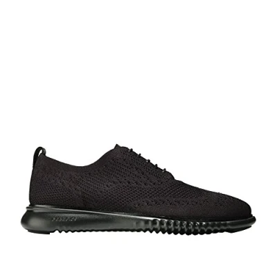 Image of Cole Haan 2.0 Zerogrand Stitchlite, Men&#039;s Oxford Lace Up Shoes, Black (Black), 9 UK (43 EU)