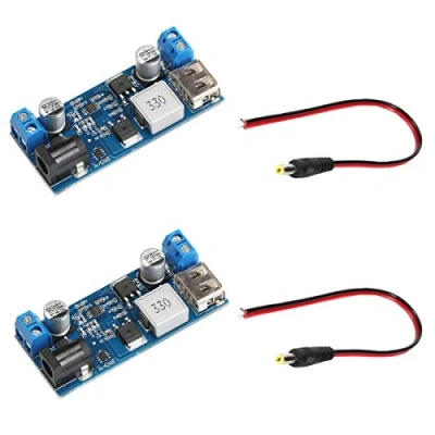 Image of Youmile 2Pcs 12V to 5V 5A Converter Step Down Power Supply 24V / Voltage Regulator DC 9V 36V 5.3V 3.5 6A Volt Transformer