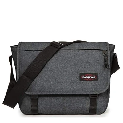 Image of Eastpak Delegate + Messenger Bag, 20 L Black Denim (Grey)