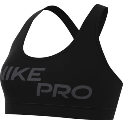 Image of Nike Performance BRA Light support sports bra, Women&#039;s, Size: Large, Black/anthracite