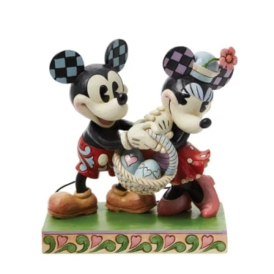 Image of Jim Shore Mickey &amp; Minnie Easter Figurine