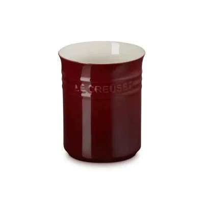 Image of Le Creuset Garnet Stoneware Small Utensil Pot