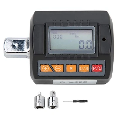 Image of Ausla Digital Torque Adapter, ZNC 30 Wrench Set with 1/2&quot; 1/4&quot; 3/8&quot; Adapters 30N.M 4 Units Backlit Display 3 Working Modes for Automotive Bike Bicycle Motorcycle Repairs