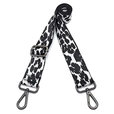 Image of Kolti Purse Strap Replacement Crossbody Handbag Stripe Wide Adjustable, Nickel Buckle 10, 1.5 inch width