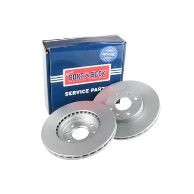Image of Borg &amp; Beck BBD5086 Brake Disc Pair (Front): PSA Nemo, Bipper 08