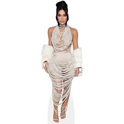 Image of Kim Kardashian (Pearls) Mini Size Cutout