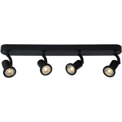 Image of Jaster LED Modern Ceiling Spotlight Bar GU10 4x5W 2700K Black