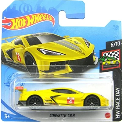 Image of Hot Wheels Corvette C8.R HW Race Day 6/10 (105/250) 2021 Short Card