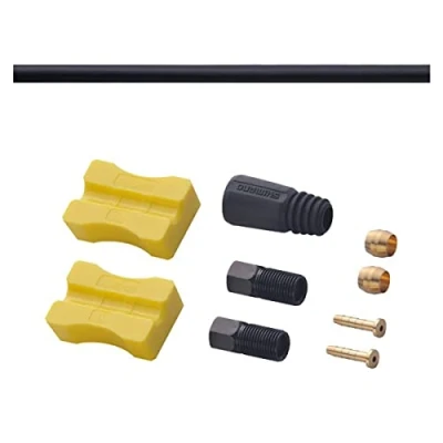 Image of Shimano SM BH59 straight connection cuttable hose, front 1000 mm, black
