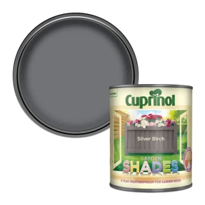 Image of Cuprinol Garden Shades Exterior Woodcare, Silver Birch, 1 Litre