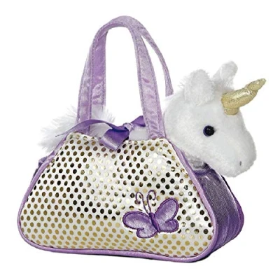 Image of Aurora World 8 inch Fancy Pal Unicorn (Purple/white)
