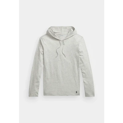 Image of Polo Ralph Lauren Hoodie Pyjama top, Men&#039;s, Size: Small, Andover heather