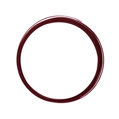 Image of Vaessen Creative Aluminium flat wire 3,5x1mm 5m oxblood,