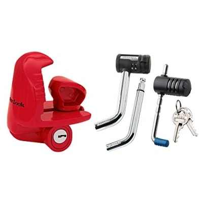 Image of Master Lock 3895DAT Coupler Lock, Receiver and Latch 3 Components Keyed Alike