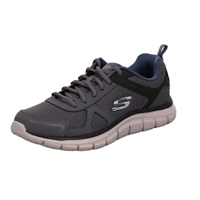 Image of Skechers Men&#039;s Track running shoes, Navy, 12 UK