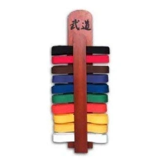 Image of Playwell Martial Arts Budo Kanji 10 belt Display Stand