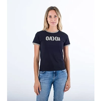 Image of Hurley Women&#039;s W Oceancare Aloha Ss Tee T Shirt, Black, XS