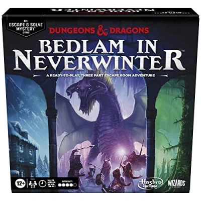 Image of Hasbro Gaming Dungeons &amp; Dragons: Bedlam in Neverwinter Board Game, Escape Room, Cooperative Strategy Games for Ages 12+, 2 6 Players, 3 Acts Approx. 90 Mins Each