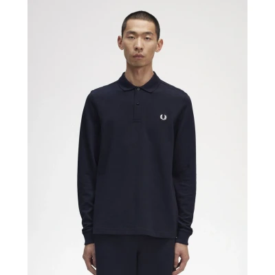 Image of Fred Perry Men&#039;s Ls Plain Shirt Undershirt, 608, XL