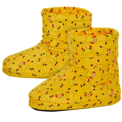 Image of Pokemon Pikachu Slipper Boots Yellow 8 UK Child
