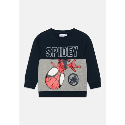Image of Name it Nmmjubi Spidey Sweatshirt for kids, Size: 1 1.5y, Dark sapphire