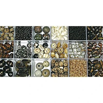 Image of RAYHER Beads Box, Topaz, 21 x 11.3 2.2 cm