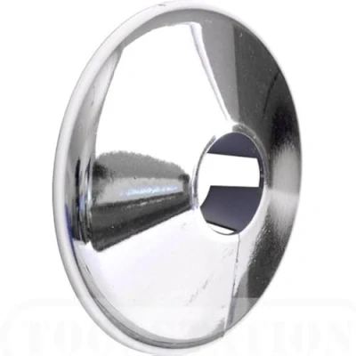 Image of TALON x 2 Chrome 22mm pipe Cover/ Collar/Rad ring for by