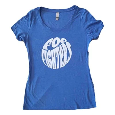 Image of The Rolling Stones T Shirt Tour 78 Band Logo Official Womens Skinny Fit Blue XS