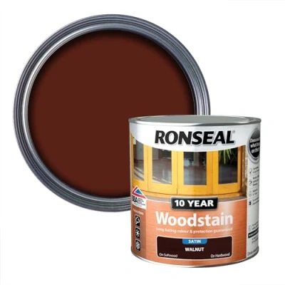 Image of Ronseal 10 Year Woodstain Walnut 2.5L