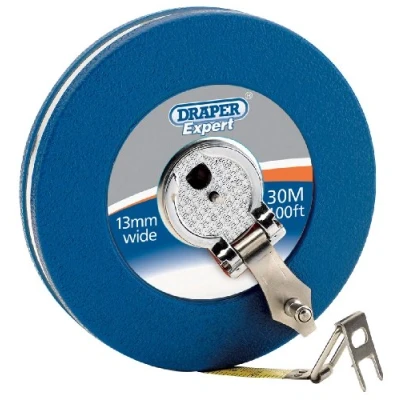 Image of Draper Steel Measuring Tape, 30m/100ft x 13mm