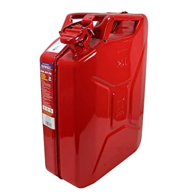 Image of Faithfull FAIAUJERR20R 20 Litre Metal Jerry Can UN App, GS TUV Certified Red