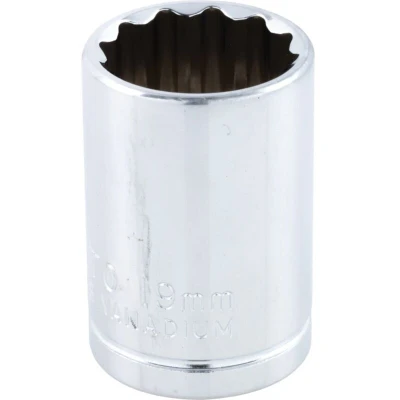 Image of Yamoto Socket Bi hexagon 1/2&quot; Square Drive 19mm Chrome Vanadium (12 Point)