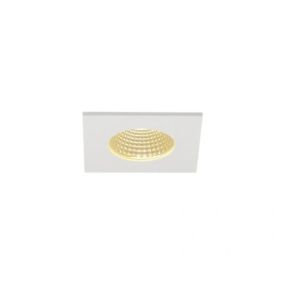 Image of SLV LED recessed light Patta I, white, aluminium, length 8 cm