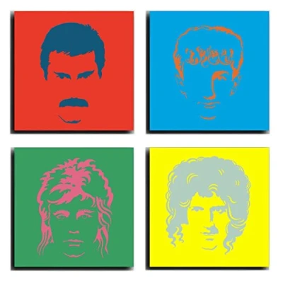 Image of Cuadros Camara Poster Queen, Freddie Mercury Total Size: 63 x cm XXL, Multicolor