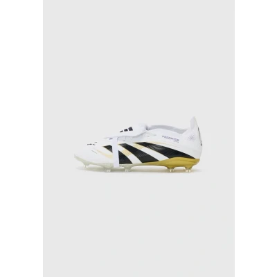 Image of adidas Performance Predator Elite Unisex Moulded stud football boots for kids, Size: 10K, White/core black/lucid lemon shoes