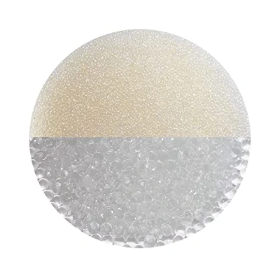 Image of trendfinding 100 g water retaining decorative granules transparent clear, grain size 1.5 2 mm, decoration for flowers and plants, 10 litres, very economical, versatile use