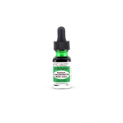 Image of Dr. Ph. Martin&#039;s Radiant Concentrated Water Color, 0.5 oz, Calypso Green (41C)