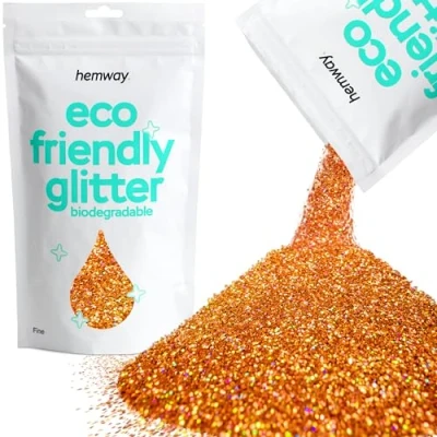 Image of Biodegradable Glitter Copper Holographic Eco Friendly Plant Based Bio Fine for Face Body Hair Craft Resin Festival Makeup Eyeshadow 100g / 3.5oz