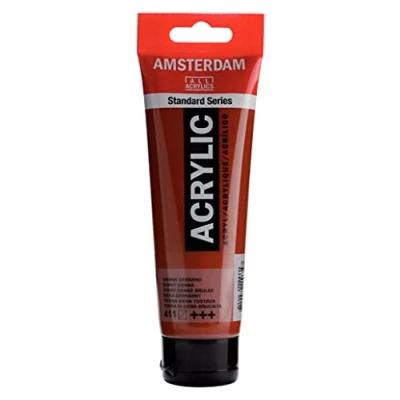 Image of Amsterdam Standard Series Acrylic Tube 120 ml Burnt Sienna 411 (17094112)