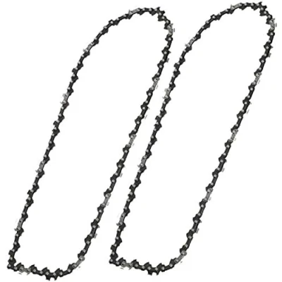Image of SPARES2GO Chainsaw Chain 45 Drive Link 30cm 12&quot; Compatible with Ryobi OCS1830 RCS36 RCS36B Li Saw (Pack of 2)