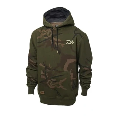Image of Daiwa Carp Camo Hoodie XXL Fishing jumper