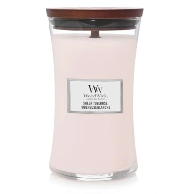 Image of Woodwick Sheer Tuberose Large Candle 609.5g