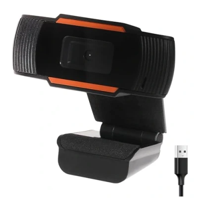 Image of Praktica HD USB Webcam with Microphone Noise Reduction, Adjustable Monitor Mount, VoIP Video, Plug &amp; Play Camera for PC Desktop Laptop, Compatible Windows Mac Linux Zoom Skype