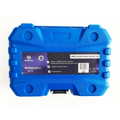 Image of Toolzone 18 Piece Glow Plug Socket Set