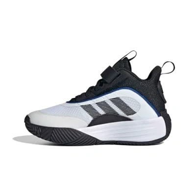 Image of adidas Performance Ownthegame 3.0 Unisex Basketball shoes for kids, Size: 10.5K, Footwear white/core black Textile/synthetics