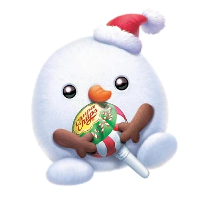 Image of Snackles Christmas 35 cm, Snowman and Candy Cane Chupachups by ZURU Cuddly Squishy Comfort Plush with License Snack Brand Accessory (Snowman, Chupachups)